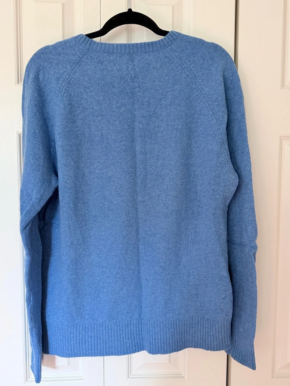 J. Crew Men's Light Blue Crewneck Sweater Wool blend